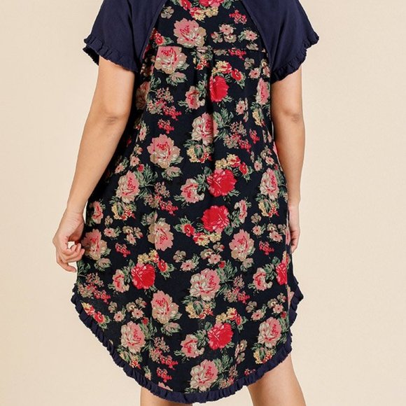 🎀Short Sleeve Round Neck Dress🎀 - Picture 3 of 3